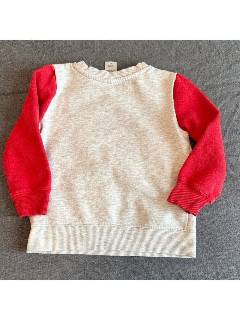 Bluey Sweatshirt Kids Red Gray - Picture 3 of 3